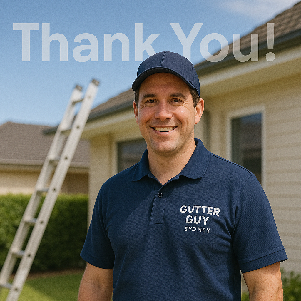 Gutter Guy Sydney Customer Thank You